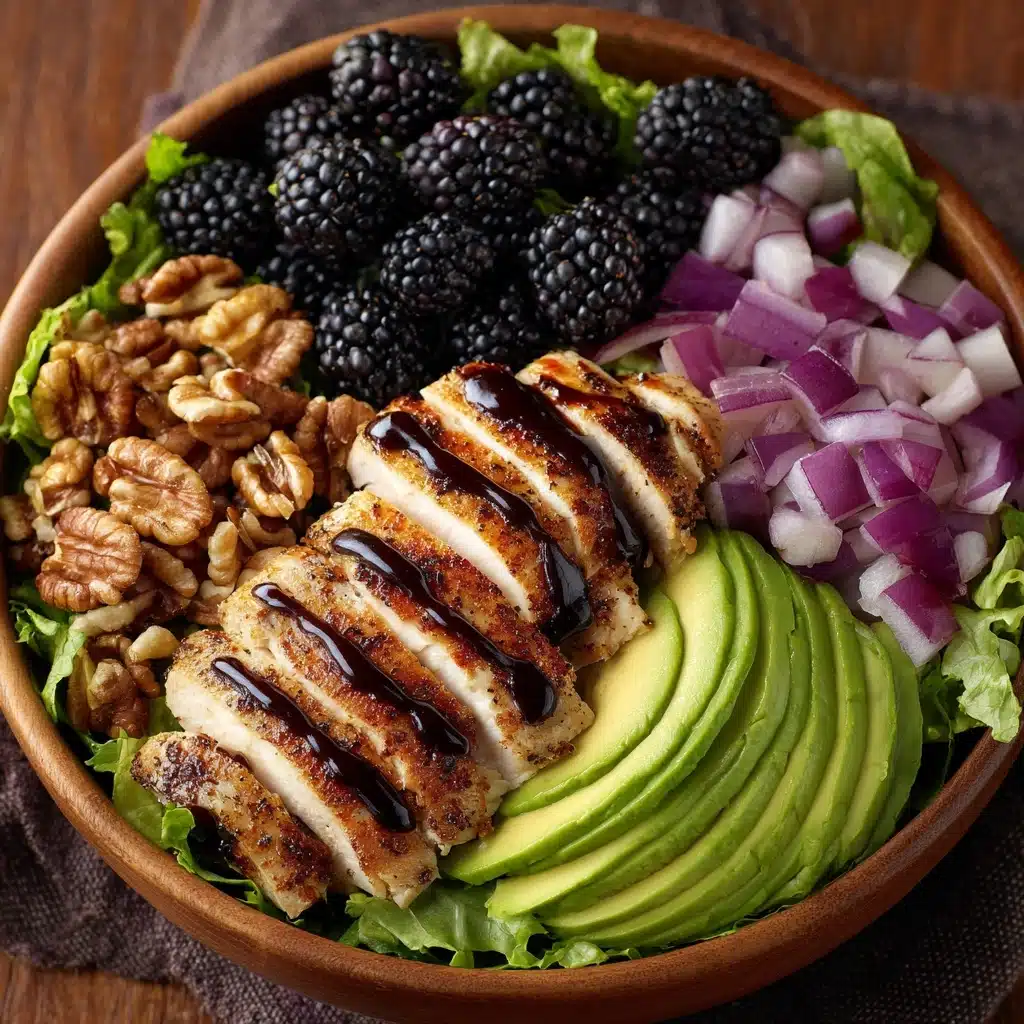 Blackberry Chicken Salad Recipe - Recipe Image