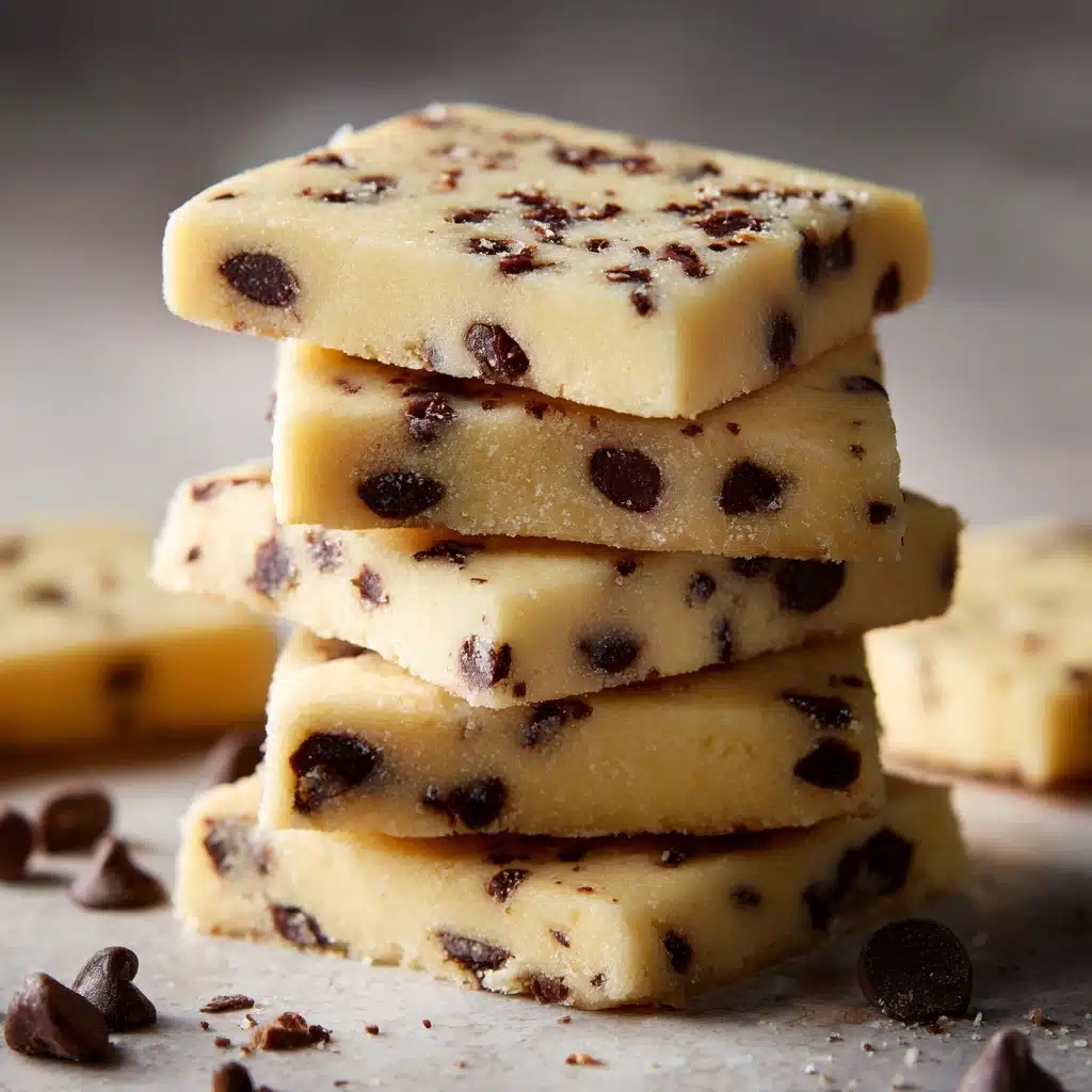 Dippable Chocolate Chip Shortbread Treats Recipe - Recipe Image