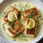 Baked Cod with Lemon-Dill Sauce Recipe