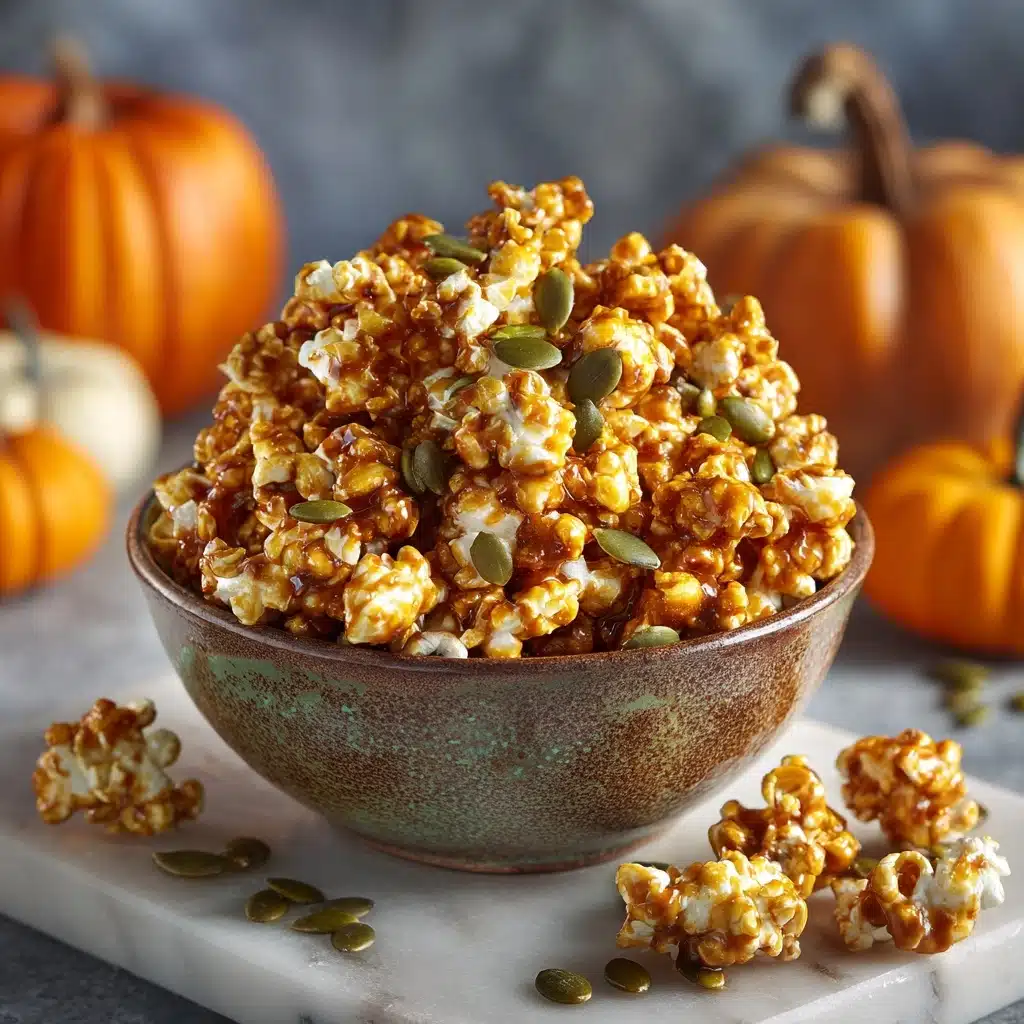 Pumpkin Spice Caramel Popcorn Recipe - Recipe Image