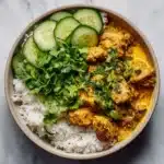 Lemongrass Chicken with Rice and Zucchini Recipe