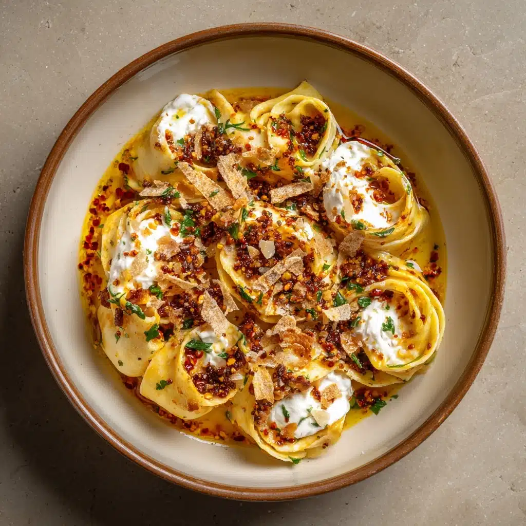 Red Kuri Squash and Goat’s Cheese Manti Recipe - Recipe Image