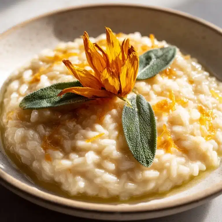 Squash Blossom Risotto Recipe