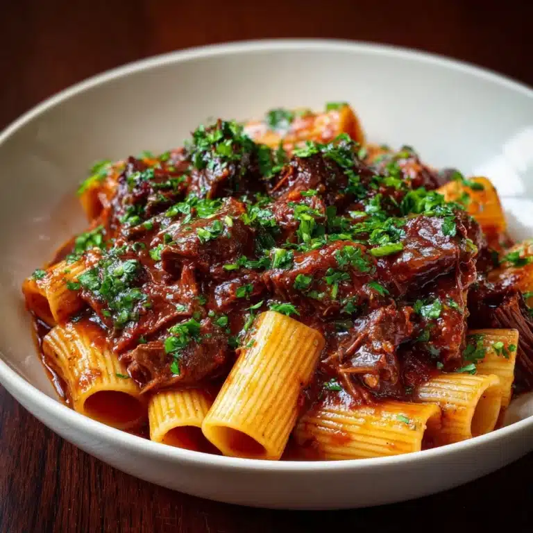 Braised Short Rib Ragu Pasta Recipe