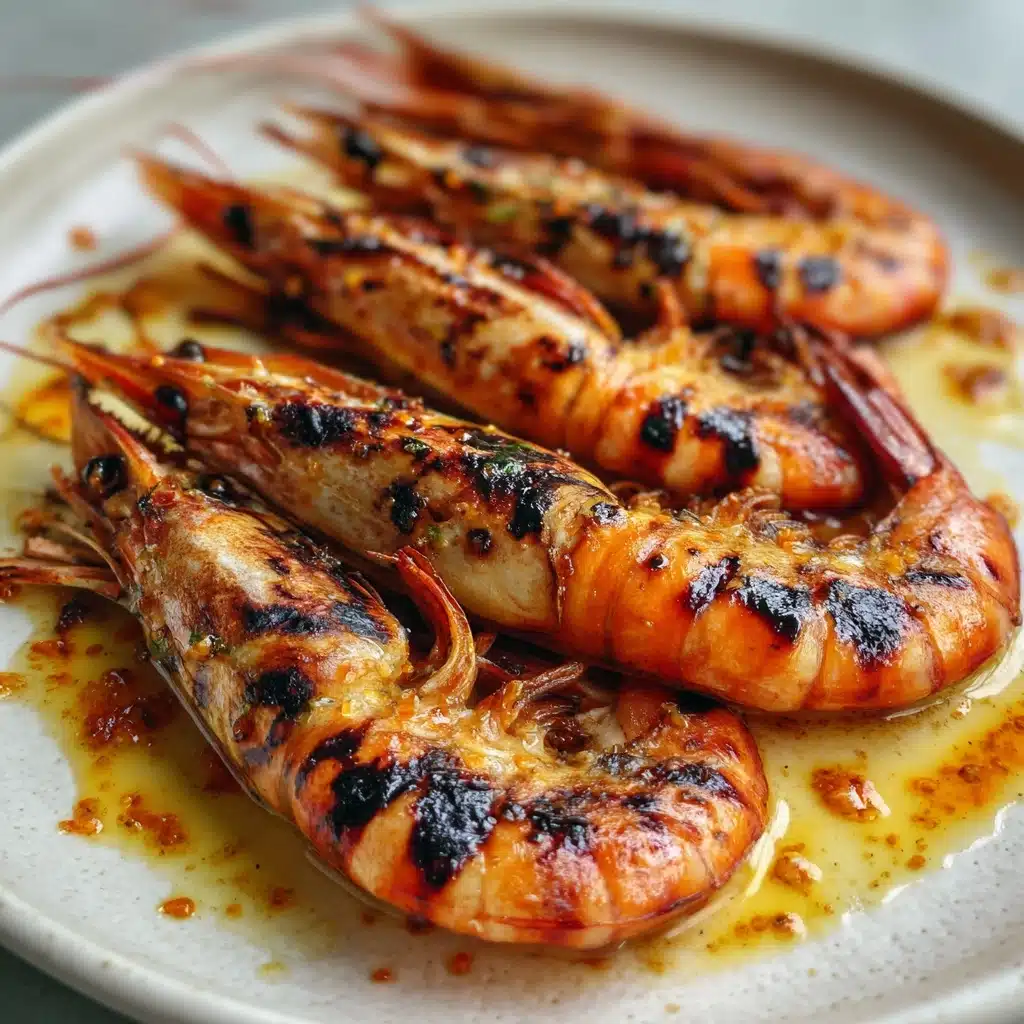 Char-Grilled King Prawns with Lemon Recipe - Recipe Image