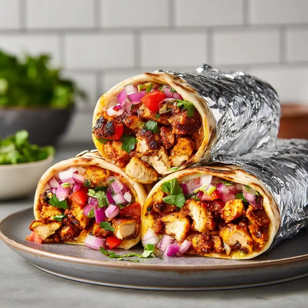 Grilled Chicken Gyro Wraps Recipe - Recipe Image