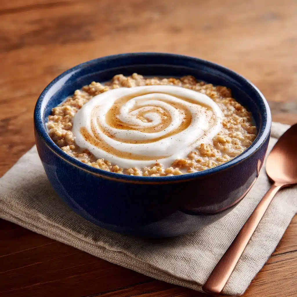Cinnamon Roll Oatmeal Recipe - Recipe Image