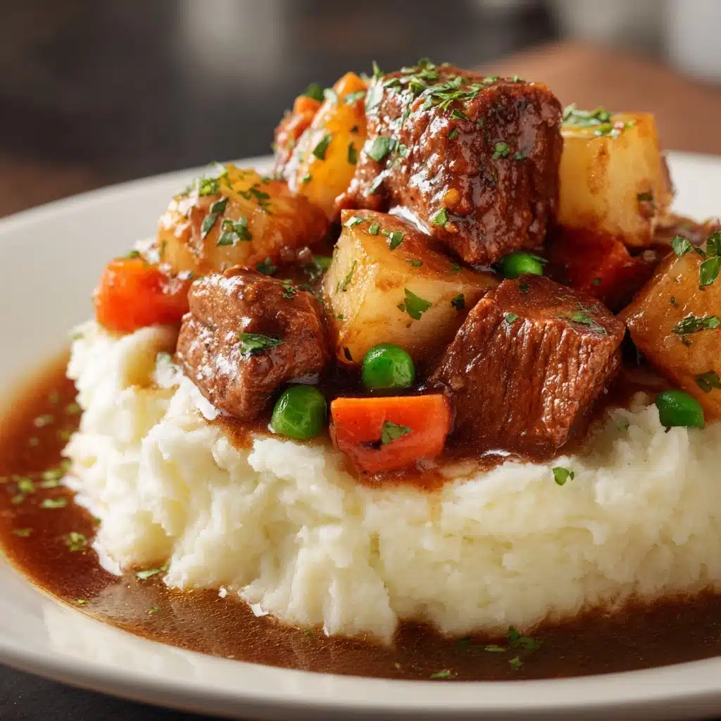 Irish Beef Stew with Mashed Potatoes Recipe - Recipe Image