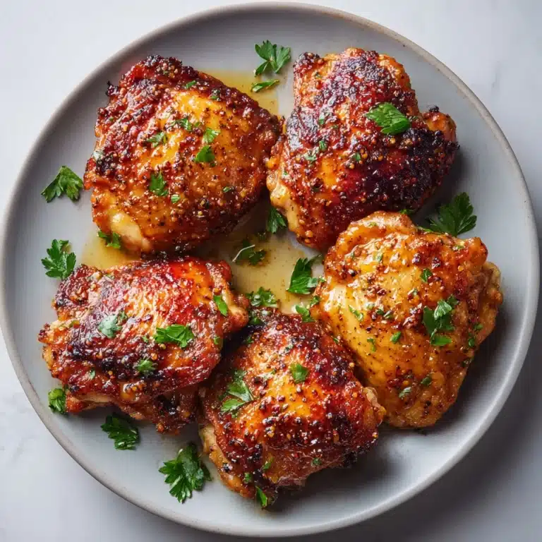 Oven Baked Boneless Chicken Thighs Recipe