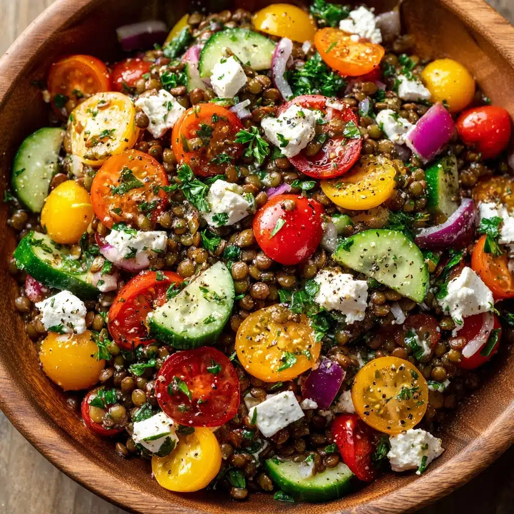Mediterranean Lentil Salad Recipe - Recipe Image
