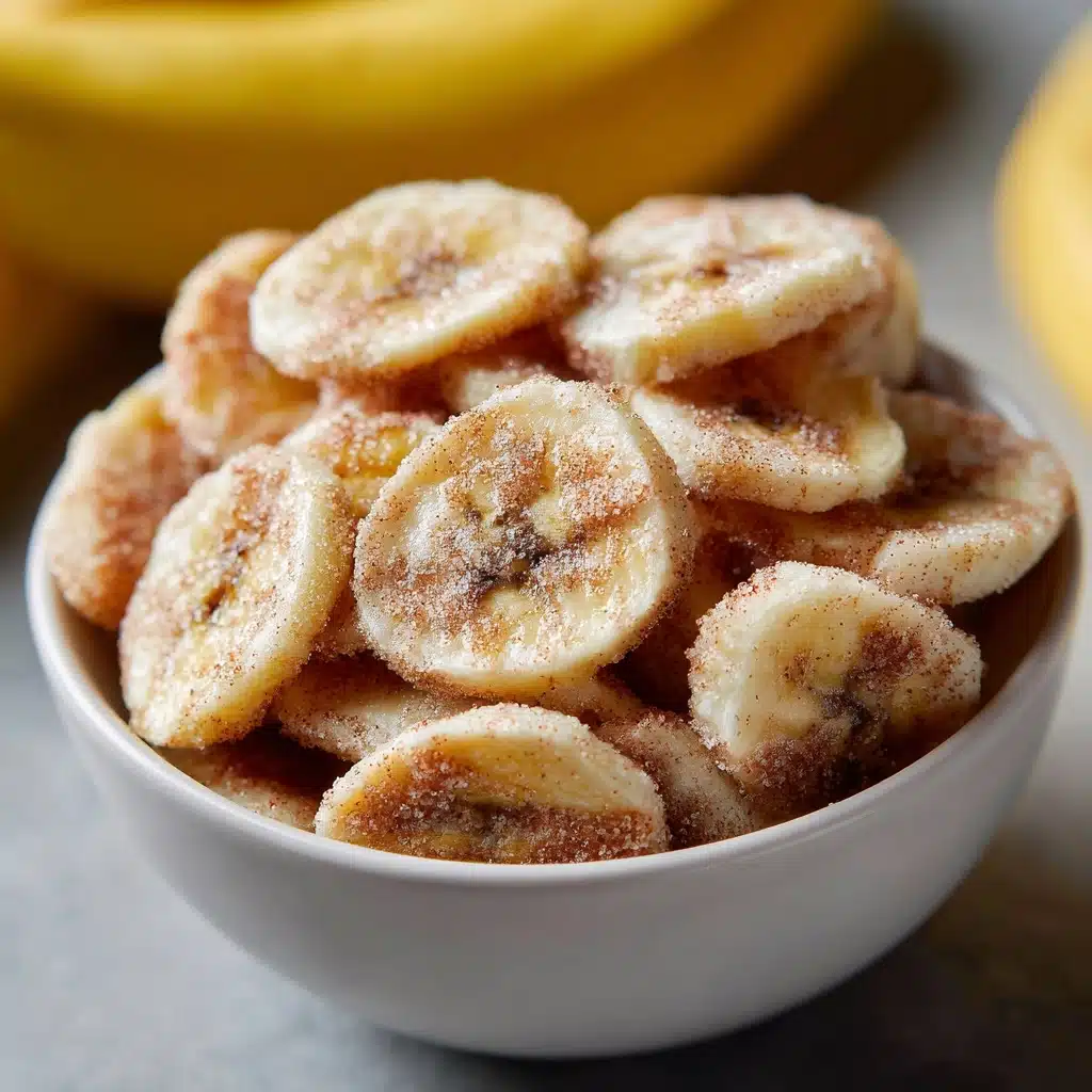 Cinnamon-Sugar Air Fryer Banana Chips Recipe - Recipe Image