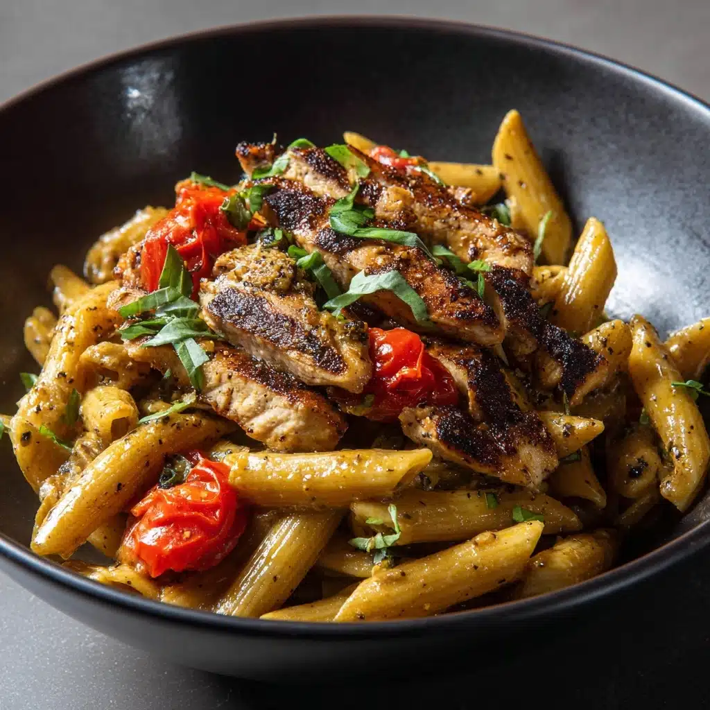 Honey Pepper Chicken Panini Pasta Recipe - Recipe Image