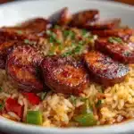 Cajun Sausage and Rice Skillet Recipe