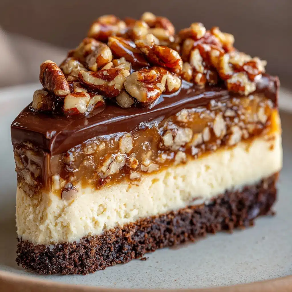 Heavenly No-Bake German Chocolate Cheesecake Recipe