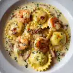 Lobster Ravioli in a Zesty Lemon Butter Sauce Recipe