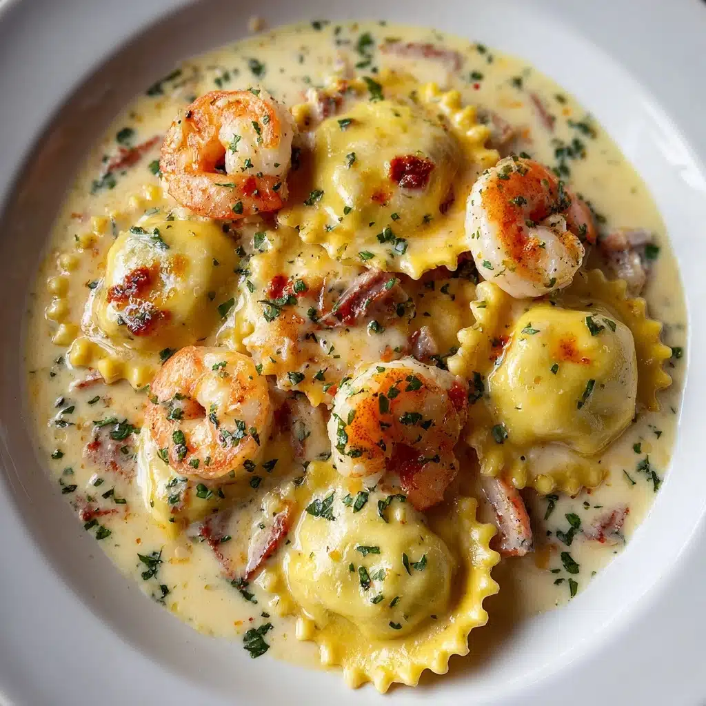 Lobster Ravioli in a Zesty Lemon Butter Sauce Recipe