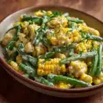 Summer Corn & Green Beans with Herb Butter Recipe