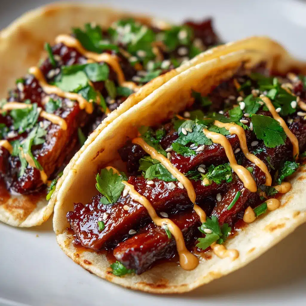 Garlic Butter Honey BBQ Beef Tacos Recipe