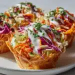 Creamy Ranch Slaw Cups Recipe