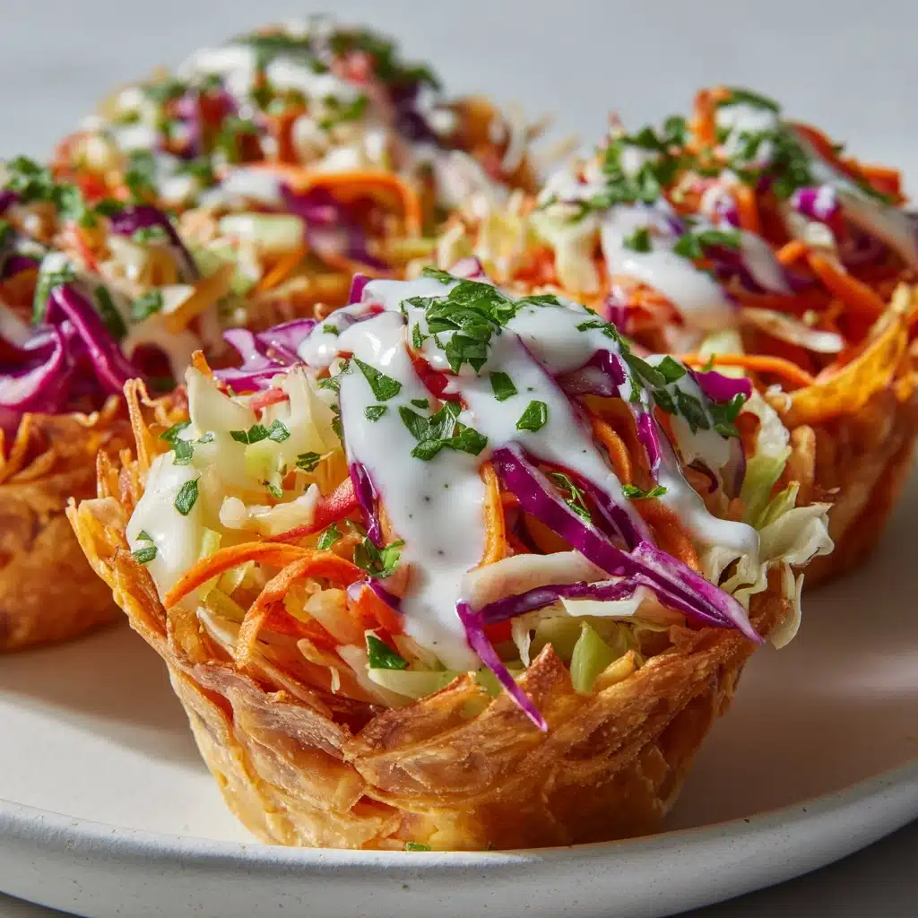 Creamy Ranch Slaw Cups Recipe - Recipe Image