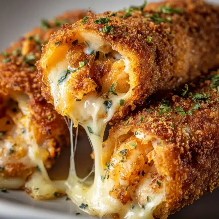 Deep-Fried Shrimp Alfredo Burrito Bites Recipe