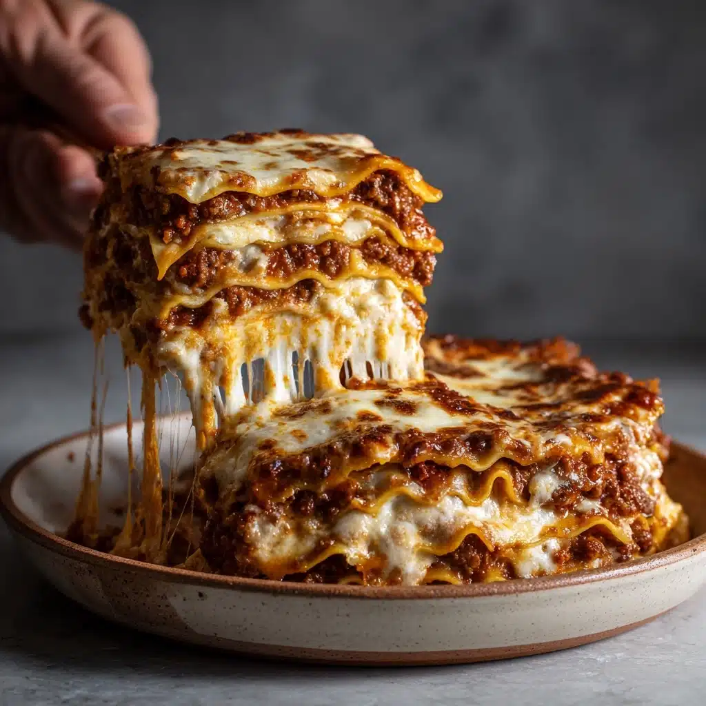 Famous Three-Cheese Lasagna Recipe - Recipe Image