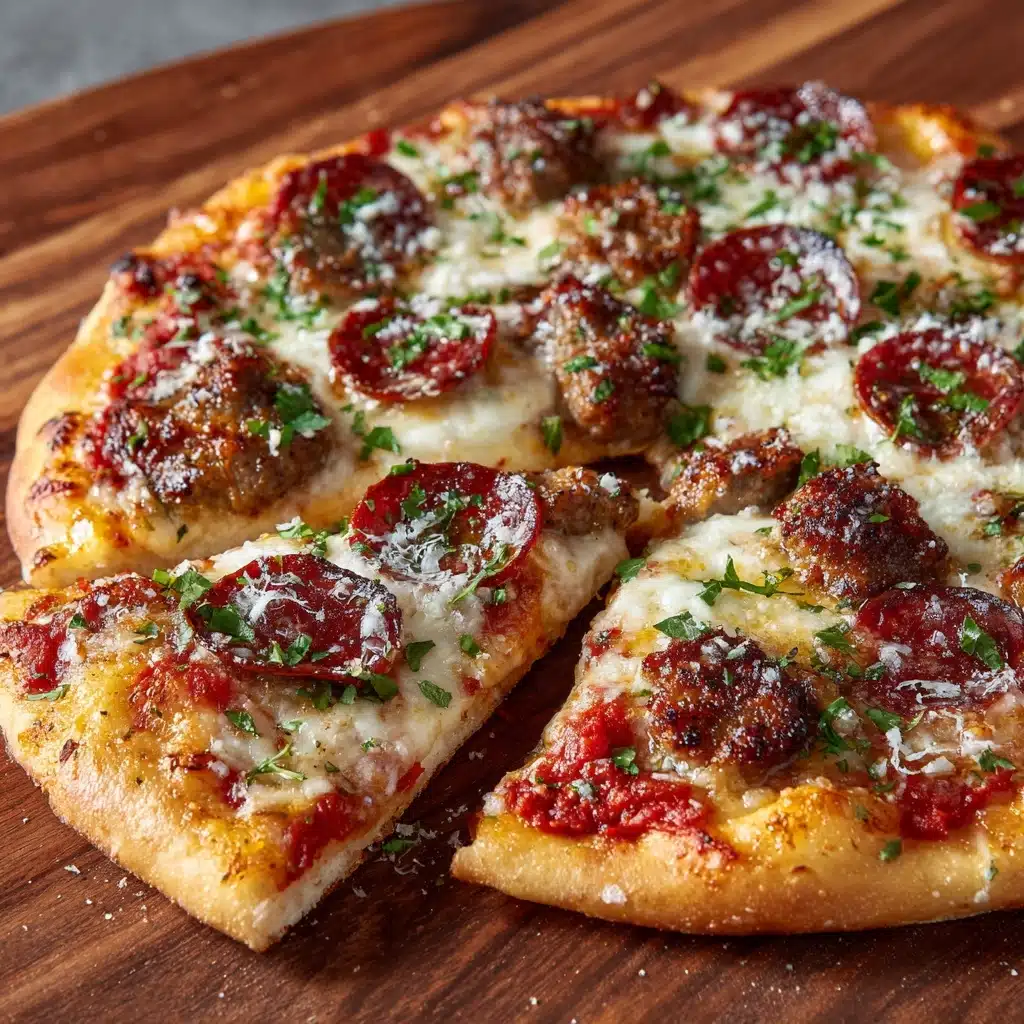 Tavern-Style Sourdough Pizza Recipe - Recipe Image