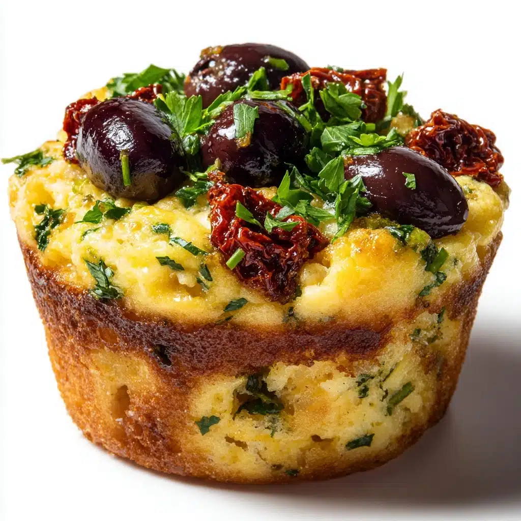 Egg Muffins with Sun-Dried Tomatoes & Kalamata Olives Recipe - Recipe Image