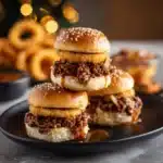 Onion Ring Cheeseburger Sliders Recipe
