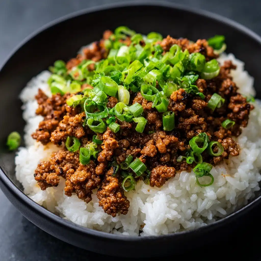 Korean Ground Beef Bowl Recipe