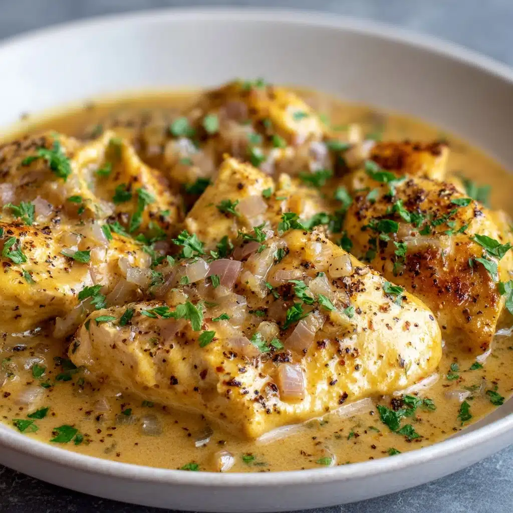 Slow Cooker Creamy Chicken & Gravy Recipe - Recipe Image