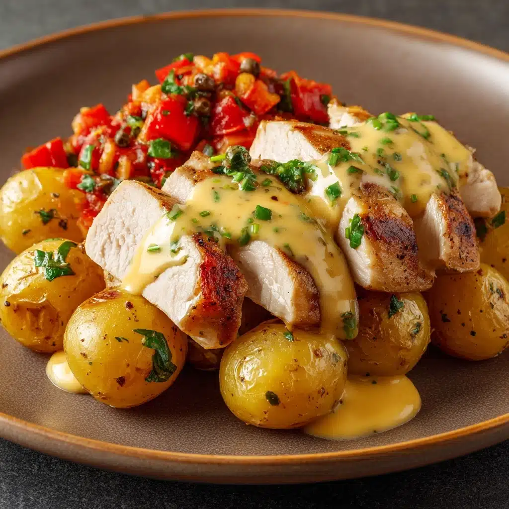 Tuscan Garlic Chicken with Crispy Potatoes Recipe - Recipe Image