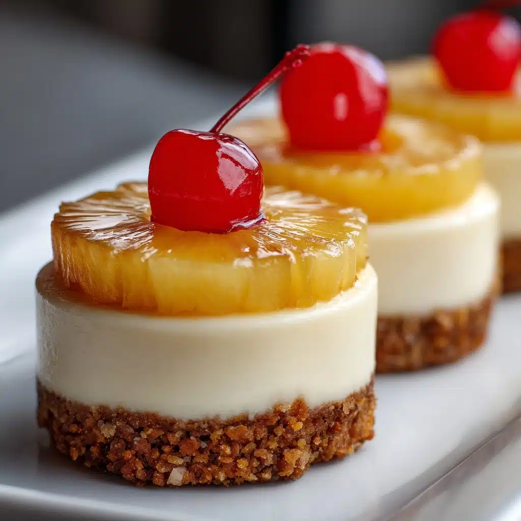 Mini Pineapple Upside-Down Cheesecakes Recipe - Recipe Image