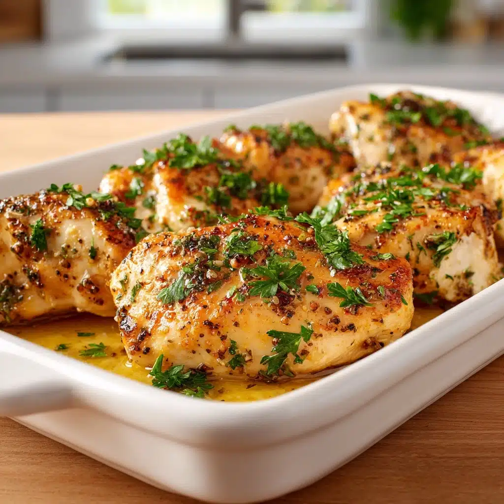 Garlic Boneless Baked Chicken Breast Recipe - Recipe Image