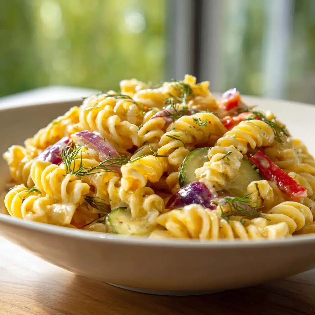 Dill Pickle Pasta Salad Recipe - Recipe Image