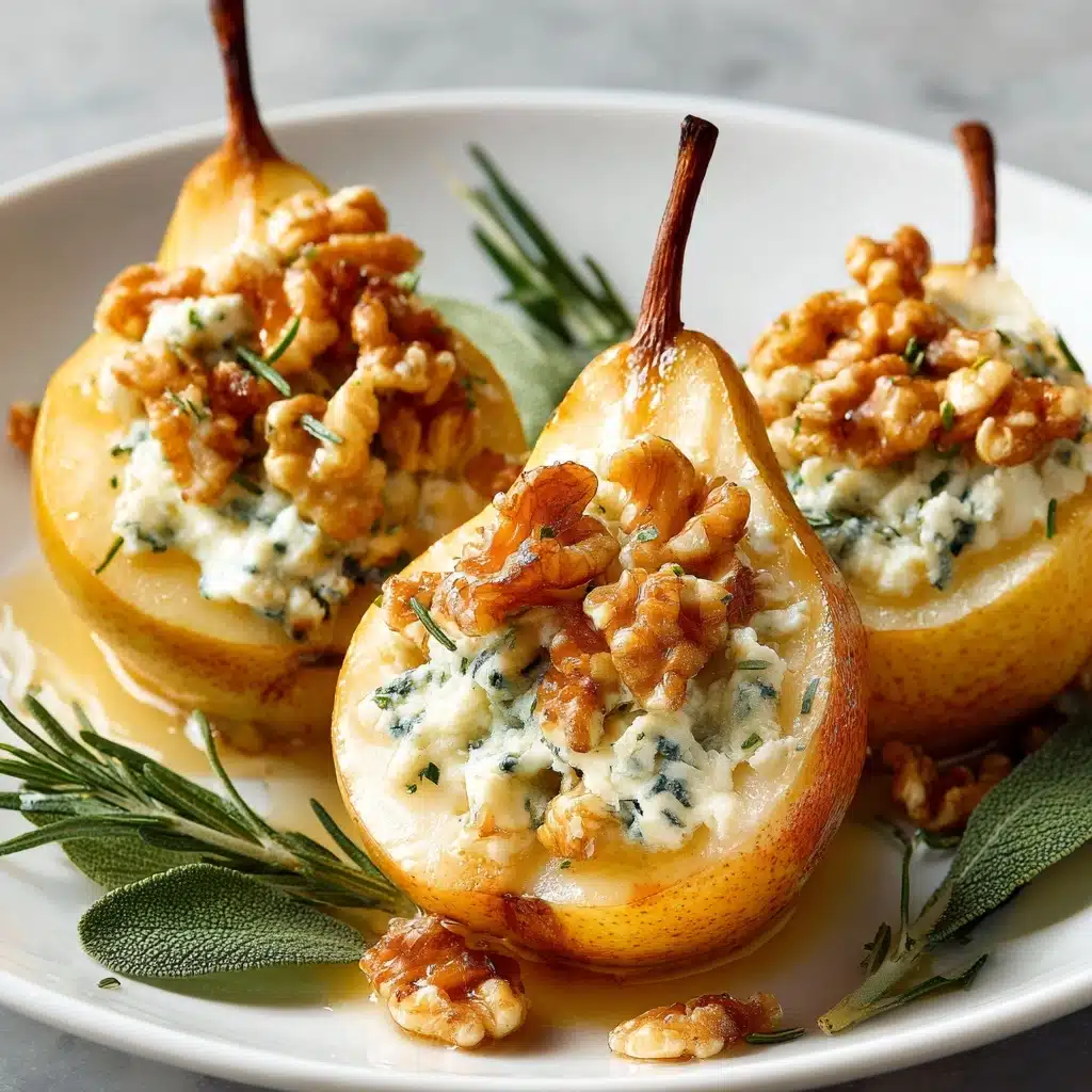 Blue Cheese Stuffed Pears Recipe - Recipe Image