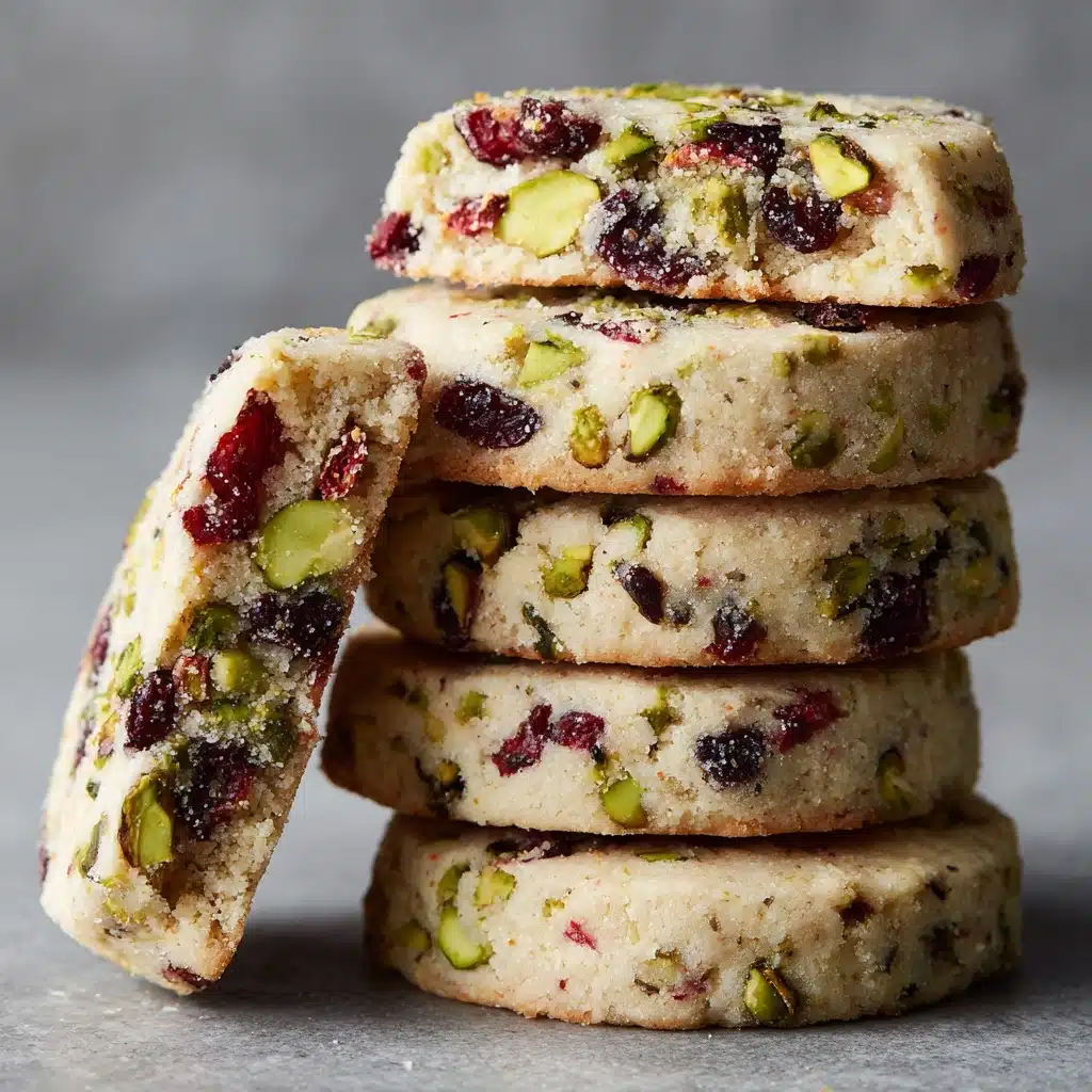 Cranberry Pistachio Shortbread Recipe - Recipe Image