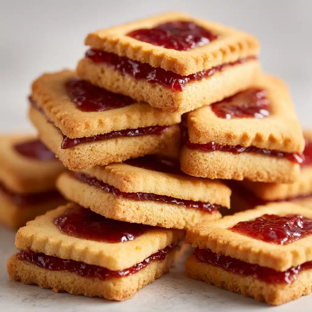 Peanut Butter and Jelly Sandwich Cookies Recipe - Recipe Image