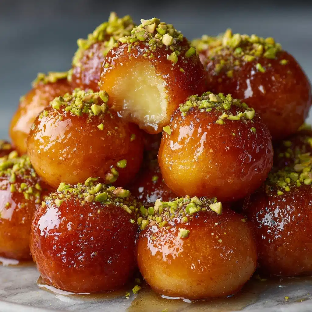 Ricotta Pistachio Honey Bites Recipe - Recipe Image