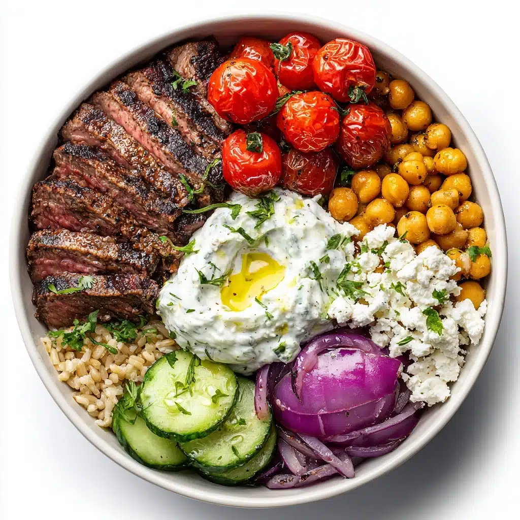 Mediterranean Steak Bowl Recipe - Recipe Image