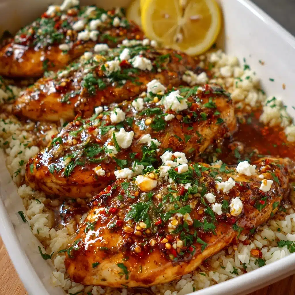 Hot Honey Feta Chicken Dish Recipe - Recipe Image