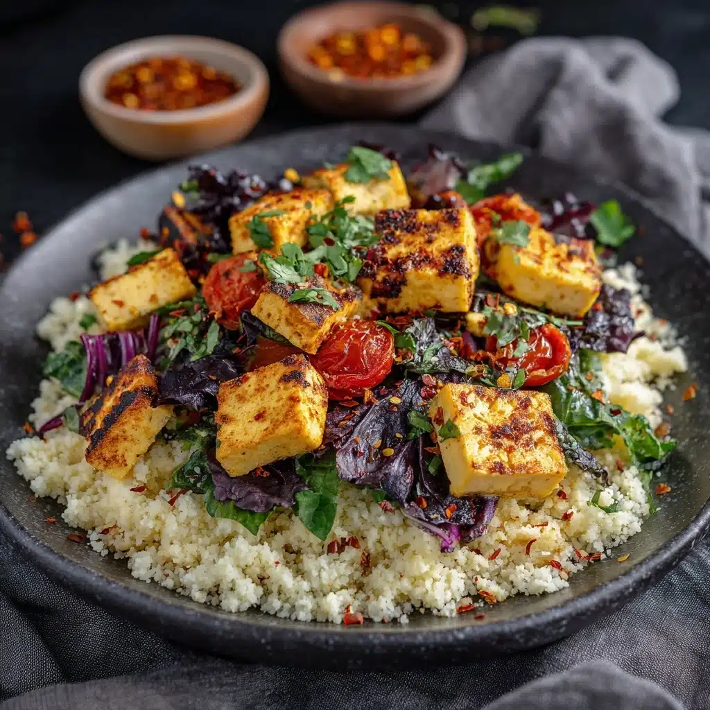 Harissa Tofu Salad Recipe
