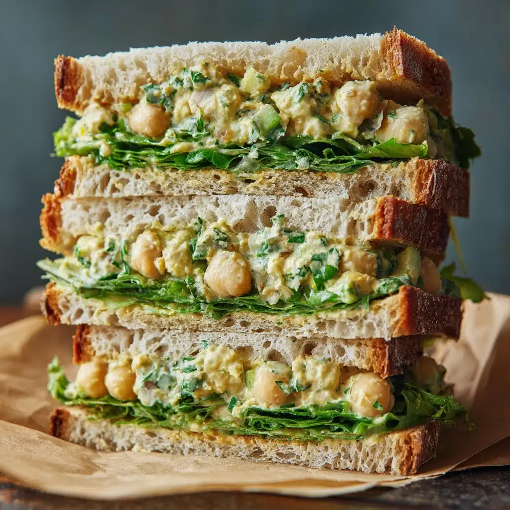 Blistered Shishito Pepper Chickpea Salad Sandwich Recipe - Recipe Image