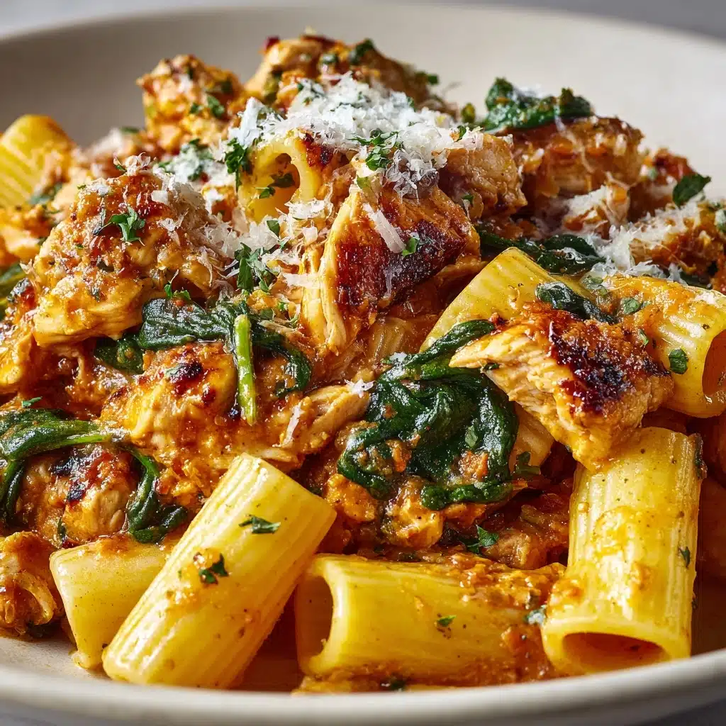 Spicy Tuscan Chicken Pasta Recipe