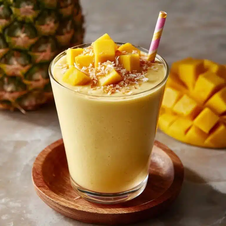 Mango Pineapple Smoothie Bowl Recipe