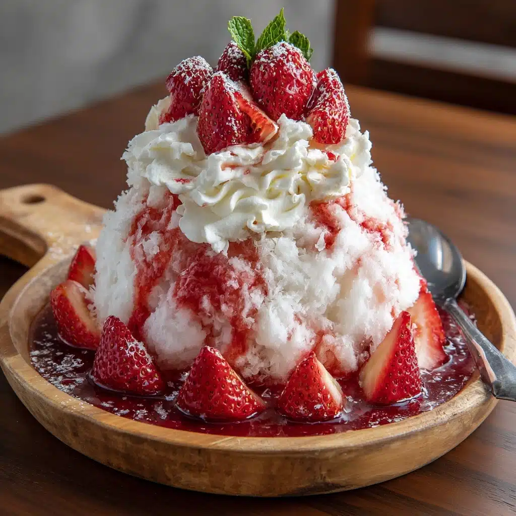 Strawberry Bingsu Recipe - Recipe Image