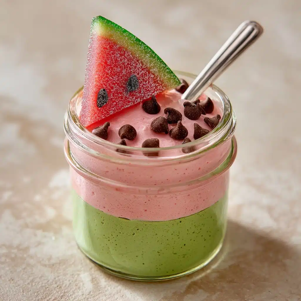 Watermelon Pudding Cups Recipe - Recipe Image