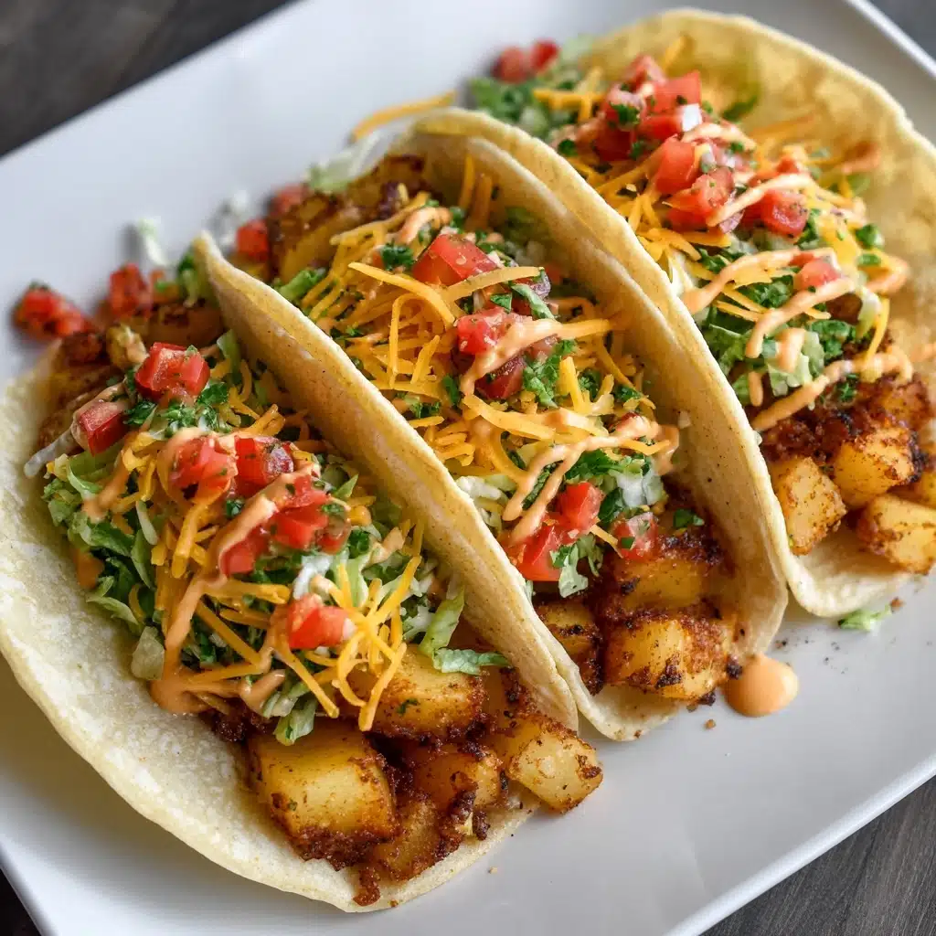 Spicy Potato Soft Tacos Recipe - Recipe Image