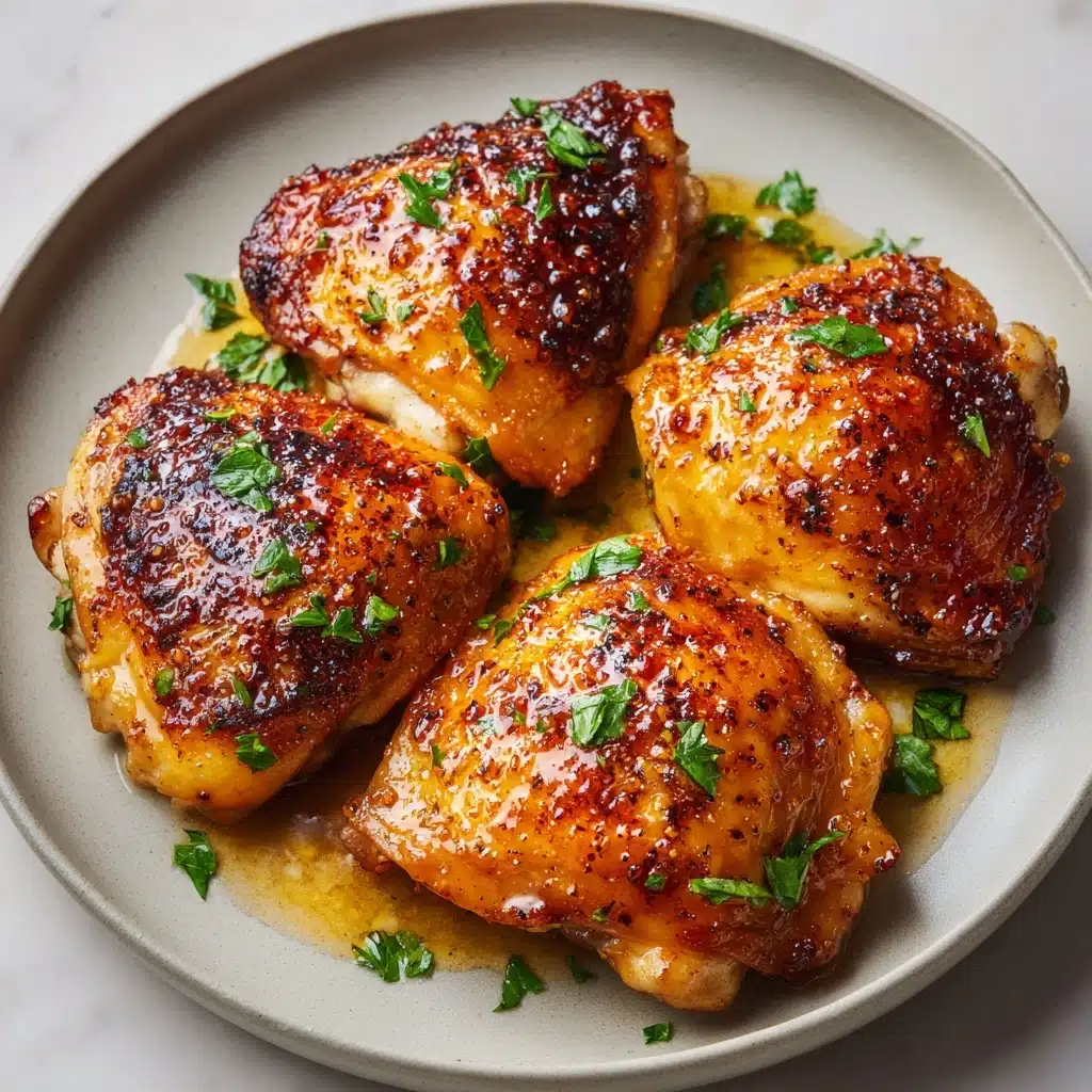Oven Baked Boneless Chicken Thighs Recipe - Recipe Image