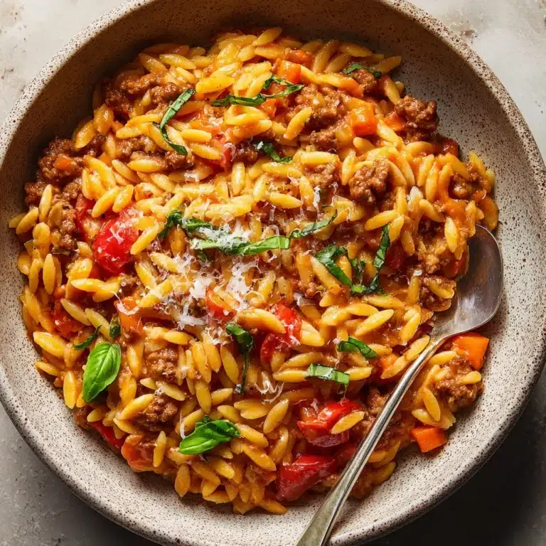 Ground Beef Orzo Recipe